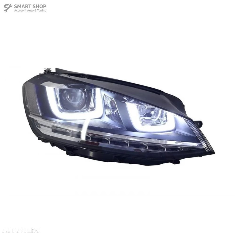 Faruri 3D LED VW Golf VII (2012-2017) R-Line LED Semnalizare Dinamica - 4