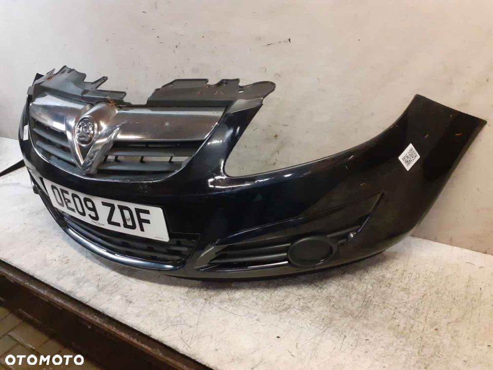 * ZDERZAK PRZÓD PRZEDNI OPEL CORSA D Z20R CZARNY - 3