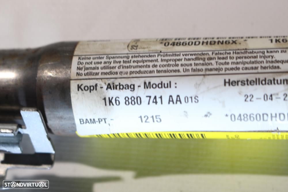Airbags De Cortina Volkswagen Golf V (1K1)  1K6880741aa / 1K6880742aa - 8