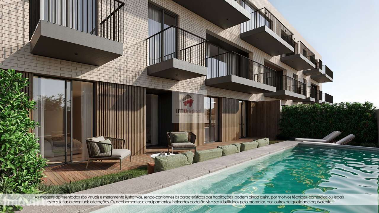 WHITE II j/praias, T2+Office c/ jardim e deck, BOX 2 carros - Grande imagem: 2/30
