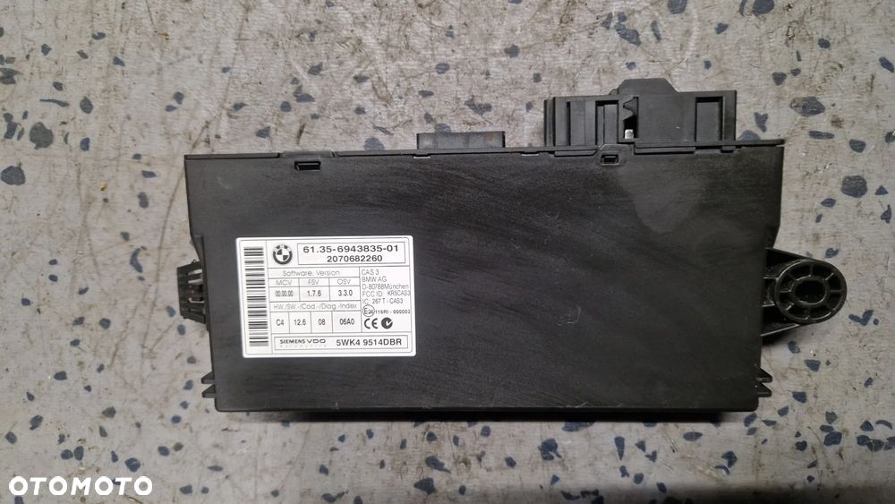BMW E60 E61 MODUŁ CAS 6943835 - 1