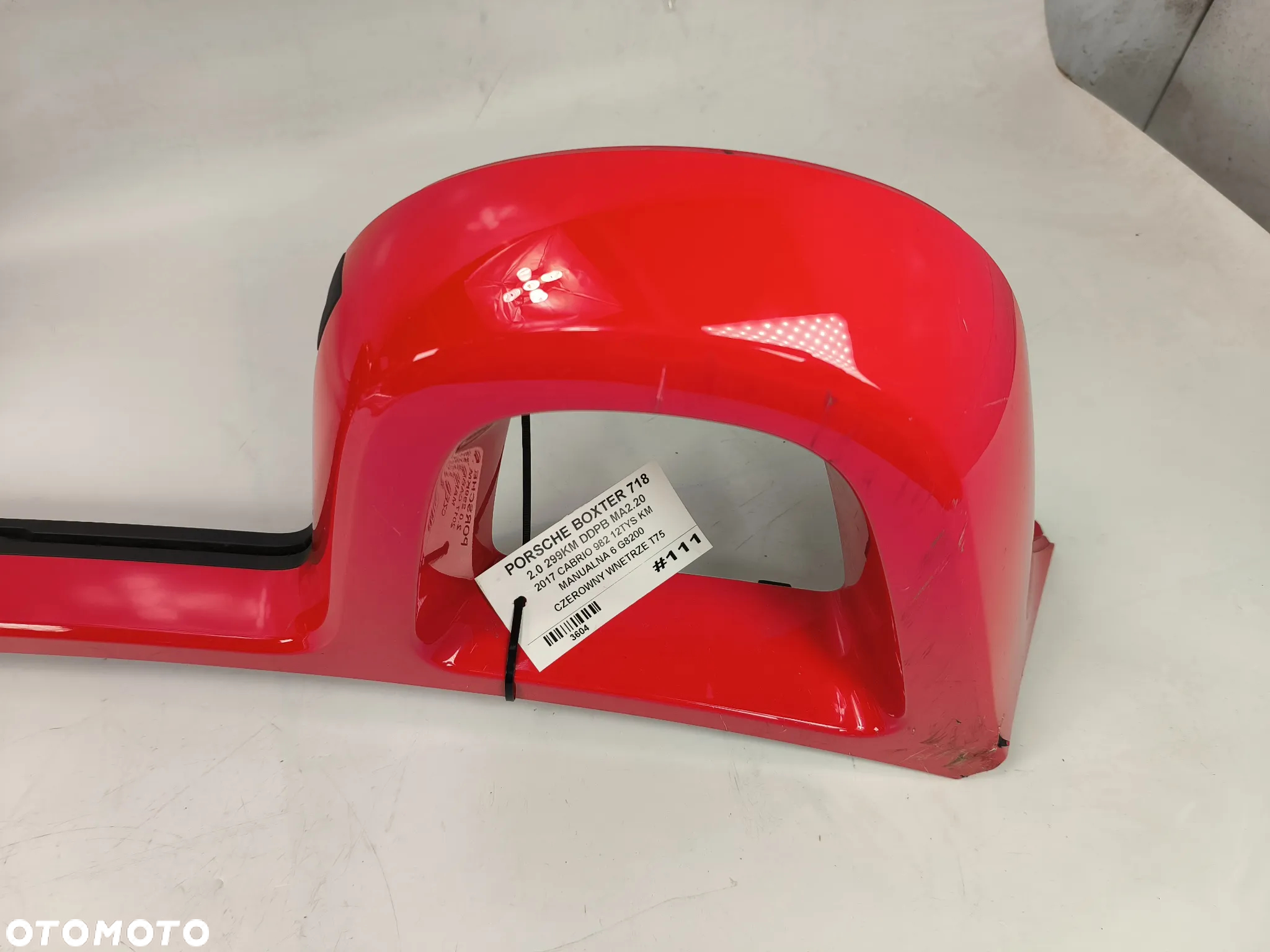Osłona / Obudowa fotela przedniego pasażera 98155533102 Porsche Boxtser 718  2017r. - 3