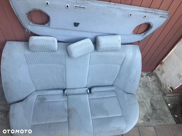 BMW E46 KANAPA PÓŁKA JASNY welur MATERIAŁ siedzenie dół SIEDZISKO OPARCIE zagłówek - 5