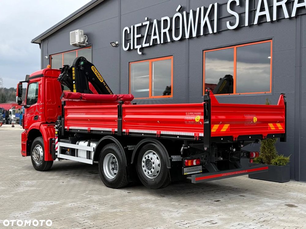 Mercedes-Benz AROCS 2532 // E6 // wywrotka 3-Stronna + PALFINGER PK 14001-EH // 6x2 6x4 HDS żuraw kran crane kiper kipper // Actros Antos - 16