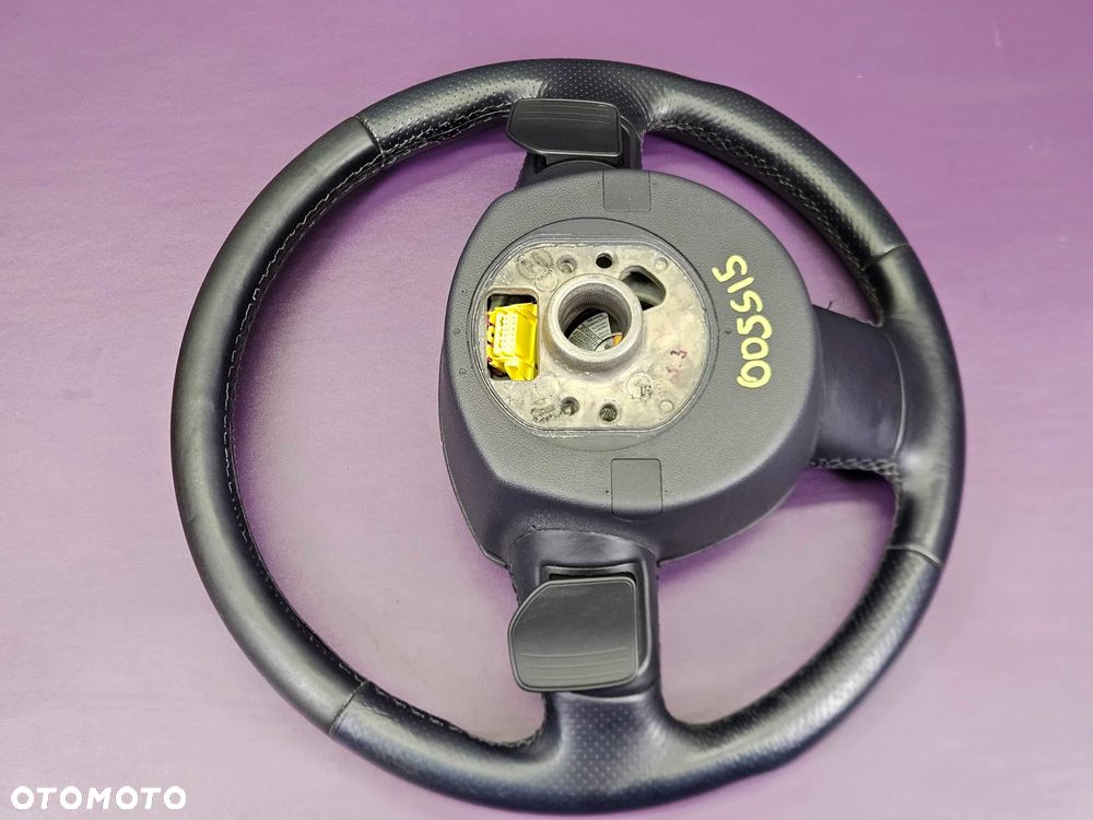 Kierownica Trzy 3 Ramienna Czarna Pikowana Skóra Łopatki Automat Air Bag Poduszka AUDI A6 C6 A4 B7 A3 8P - 27