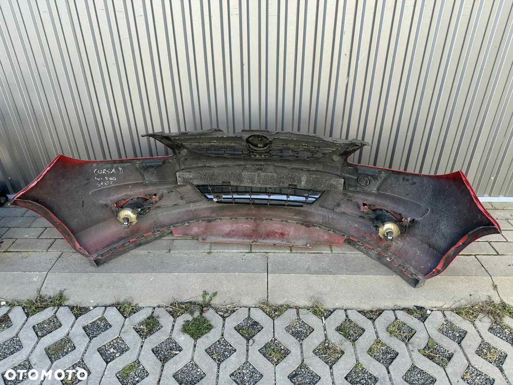 Opel Corsa D Zderzak przedni przód Z547 kompletny halogeny grill - 4