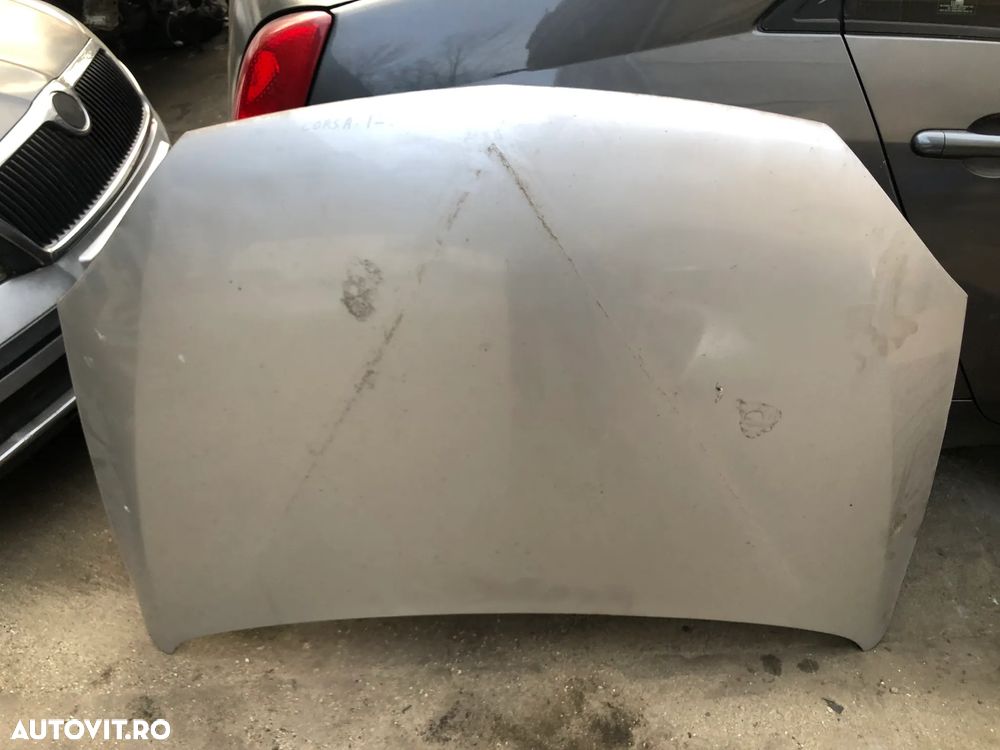 Capota fata motor Opel Corsa C gri argintiu 2002 - 2