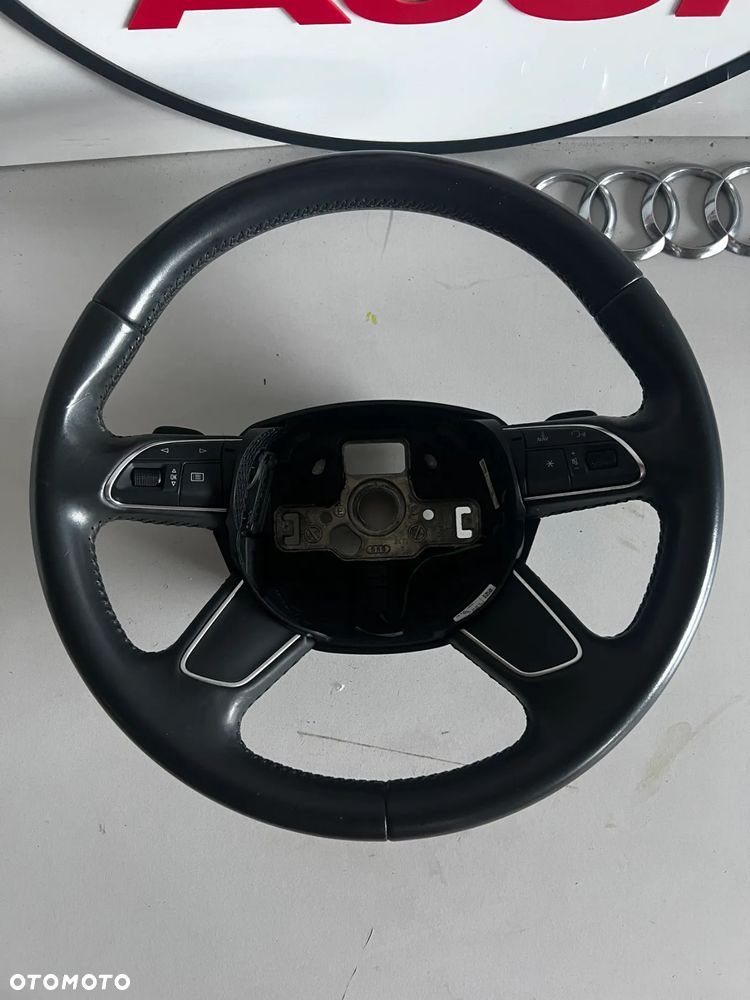 KIEROWNICA SKÓRA ŁOPATKI 8U0419091C AUDI Q3 8U A3 8V A4 8K Q5 8R Q7 4L * - 2