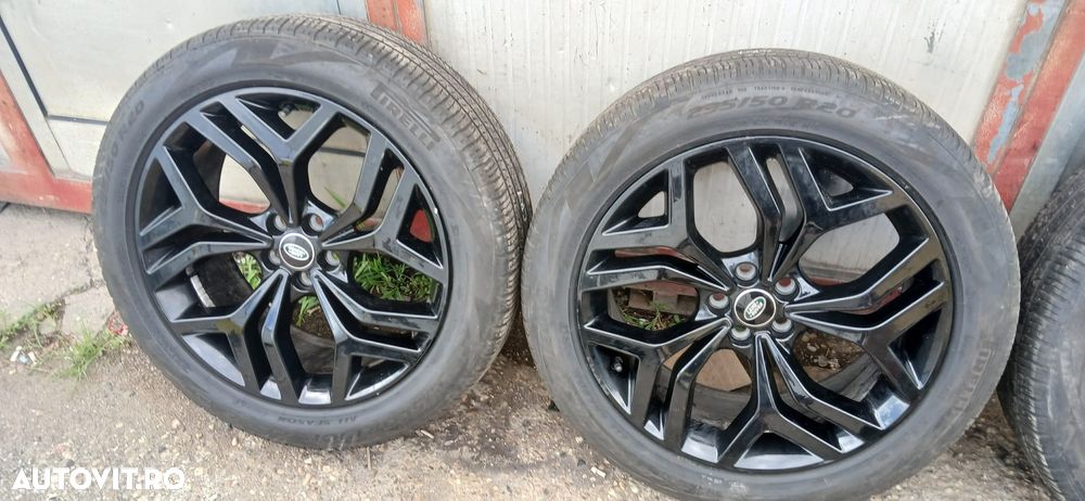 Jante aliaj EVOQUE an 2019-2025 cu cauciucuri vara 235/50R20 dot 2022 uzura 50% - 2