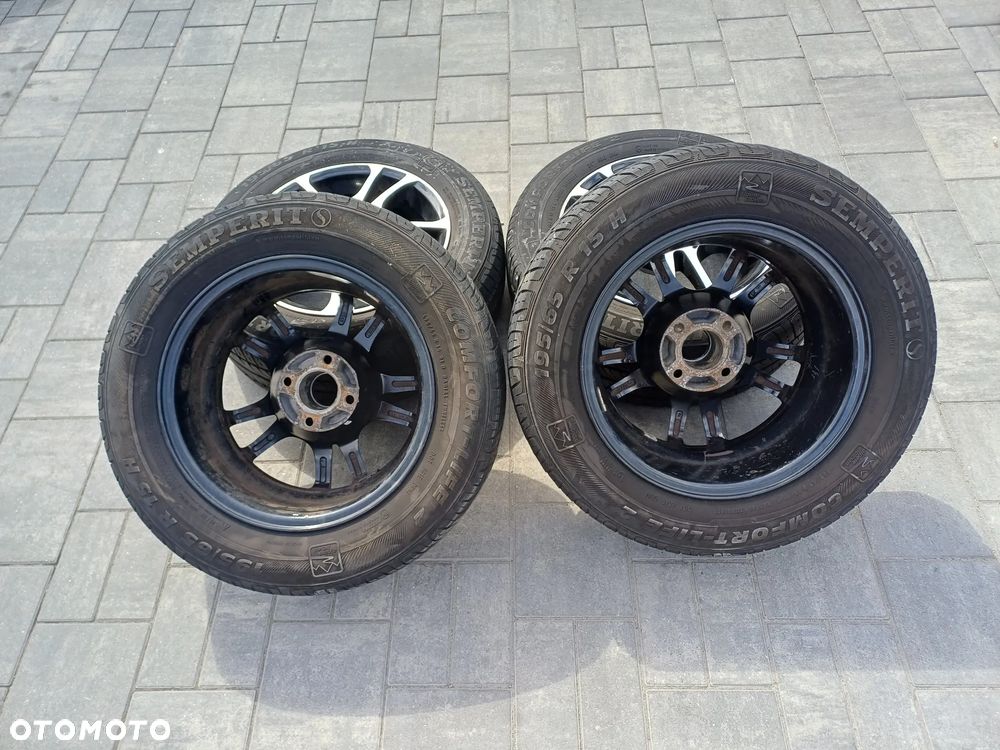 FELGI Z OPONAMI KOŁA ALUMINIOWE PEUGEOT 308 I R15 4X108 ET24 65,1 mm OPONY SEMPERIT 195/65 R15 NR34 - 9