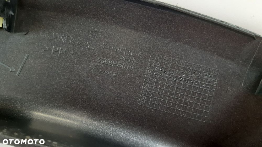 HONDA CR-V IV 12- LISTWA BŁOTNIKA PRAWA TYŁ 74410T1GE - 12