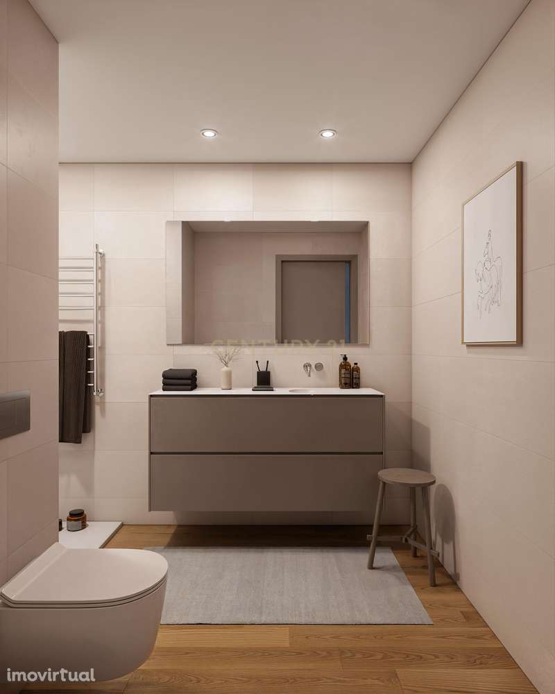 Gião Park – T1 NOVO com elevador, varanda, garagem e arrumos - Grande imagem: 4/14