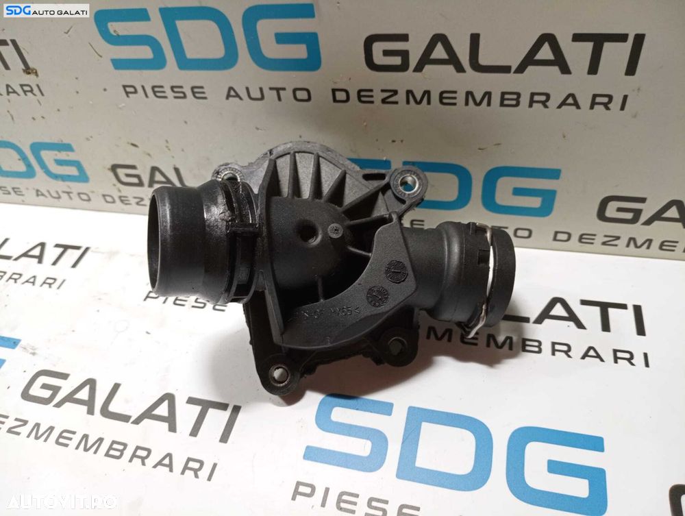 Corp Carcasa Suport Termostat Apa BMW Seria 5 E61 E60 525 2.5 D 2003 - 2010 Cod 8992 2808-0420 [M6111] - 1