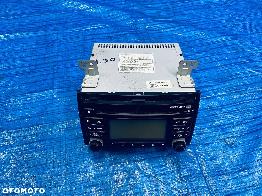 CZYTNIK RADIA RADIO ODTWARZACZ HYUNDAI I30 07-12R ; 96160-2L200 ; 961602L200 RADIOODTWARZACZ ORYGINAŁ - 1