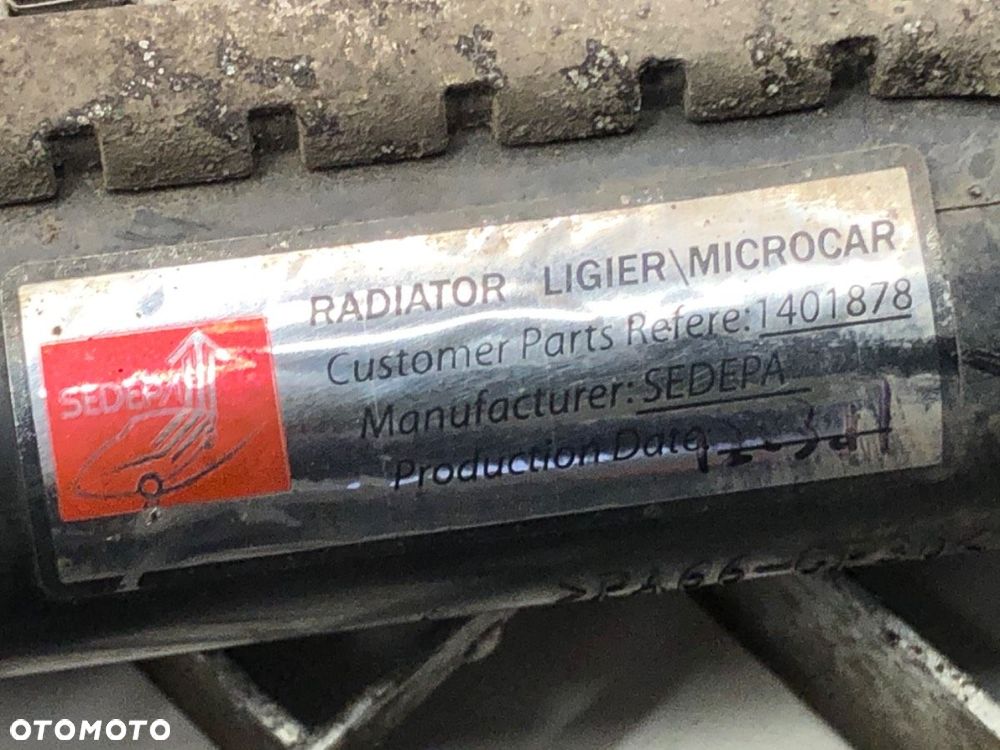 CHŁODNICA WODY  MICROCAR M8 M8 1401878 - 4