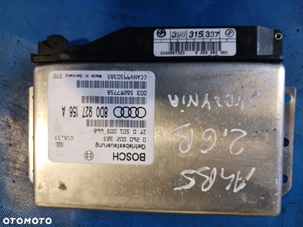Sterownik skrzyni komputer Audi A4 B5 A6 C5 volkswagen passat b5 8D0927156A 0260002383 - 2