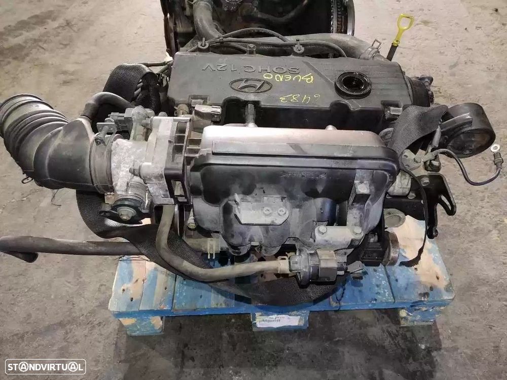 MOTOR COMPLETO HYUNDAI ACCENT II 2001 -G4EA - 3