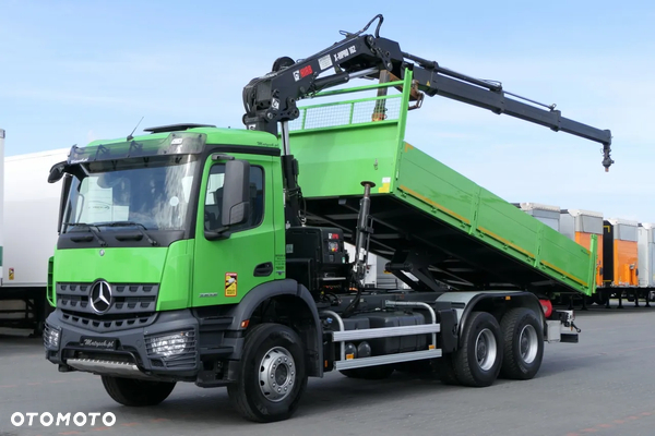 Mercedes-Benz AROCS 2636 / WYWROTKA-6,15 M / HDS HIAB 162 - 10,1 M / EURO 6