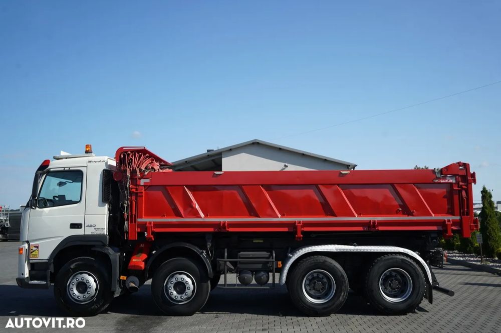 Volvo FM 420 / 8X4 / BASCULATOR 2 LATERAL / HIDRODOXY / BORDMATIC / MANUAL - 12