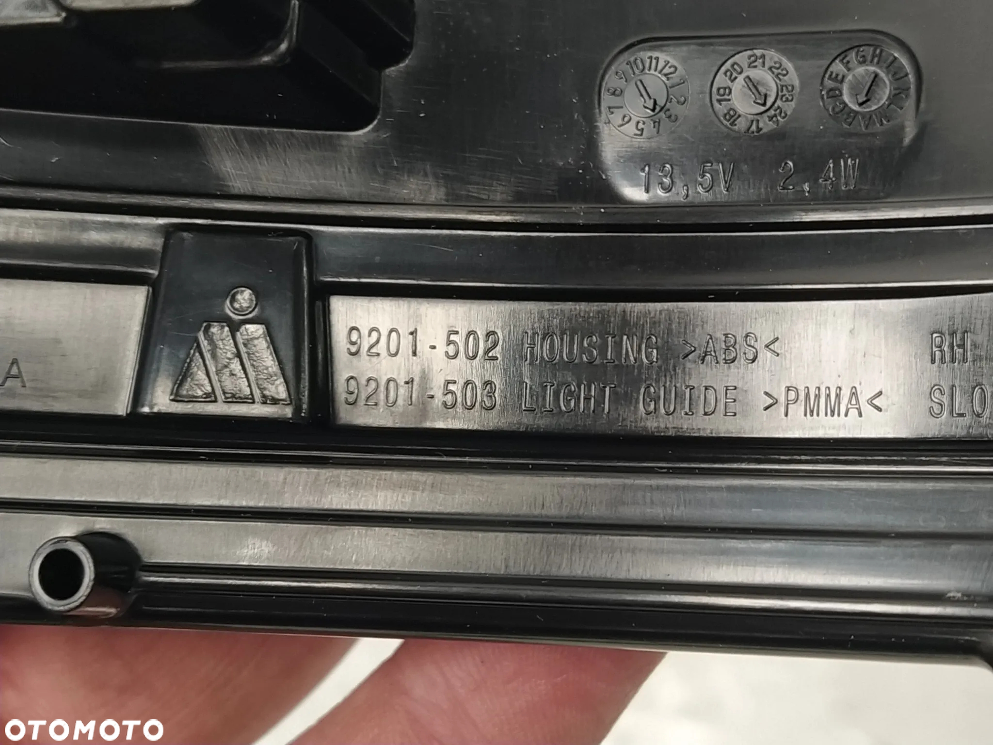 RANGE ROVER EVOQUE L551 OSŁONA OBUDOWA KIERUNKOWSKAZ LAMPKA LUSTERKA PRAWA KOMPLET  NOWY ORYGINAŁ - 6
