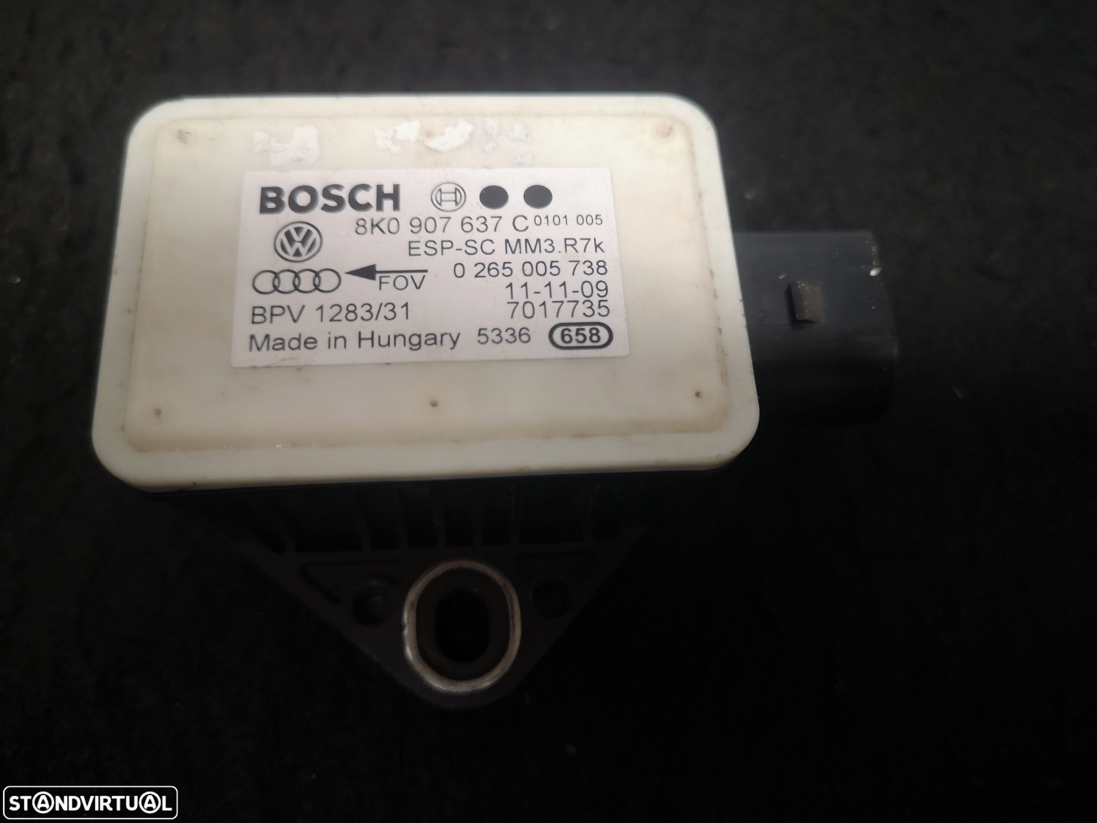 Sensor de ACELERAÇÃO  ESP Audi A4 A5 B8 2008-2014 - 3