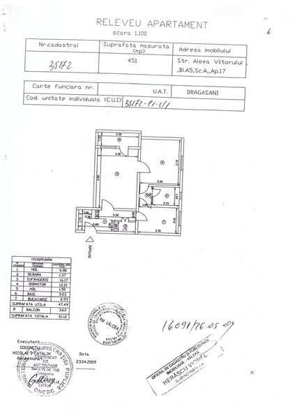 vand apartament 2 camere dragasani — fotografia 1