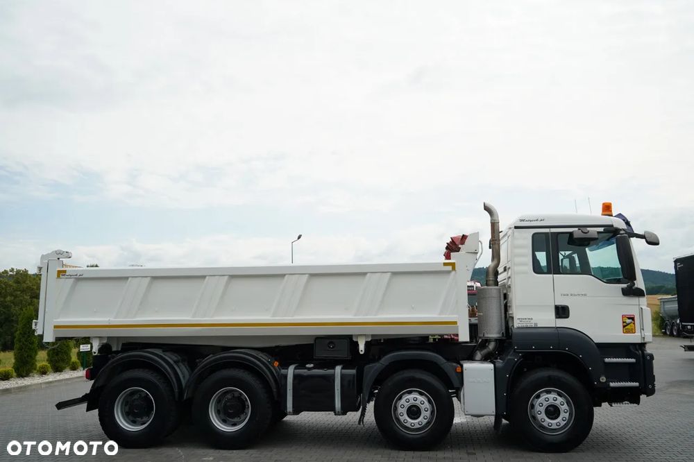 MAN TGS 35.440 / 8X4 / WYWROTKA 2 STR. / HYDROBURTA / BORDMATIC / ZABUDOWA MEILLER KIPPER - 23