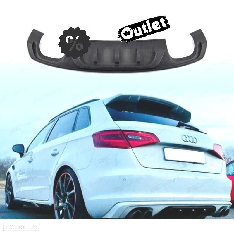 C010437C2 DIFUSOR LOOK RS3 AUDI A3 8V 12-16 - 1