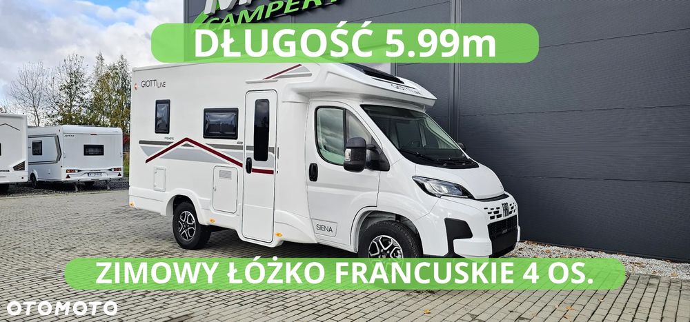 Giottiline SIENA 330 FULL LED NOWOŚĆ 2026 -> JEDYNE 5,99M DŁ. <- FIAT DUCATO ZIMOWY 4 OSOBOWY Rapido gr. - 3