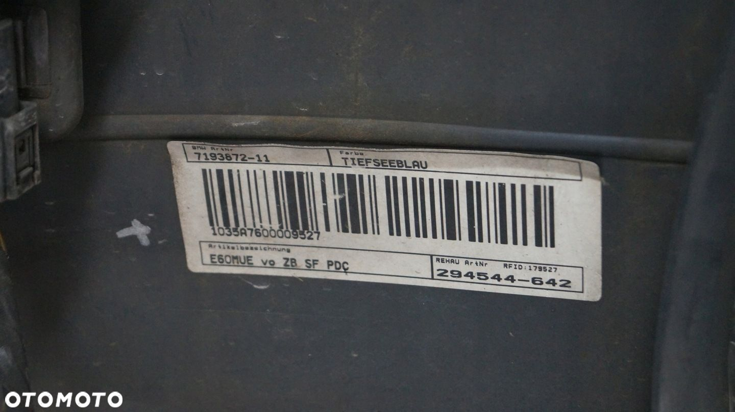 ZDERZAK PRZEDNI BMW SERIA 5 E60 LIFT A76/5 2007 - 16