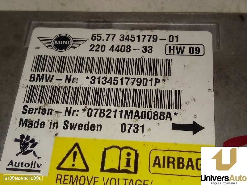 CENTRALINA AIRBAG MINI MINI 2007 -6677345177901 - 1