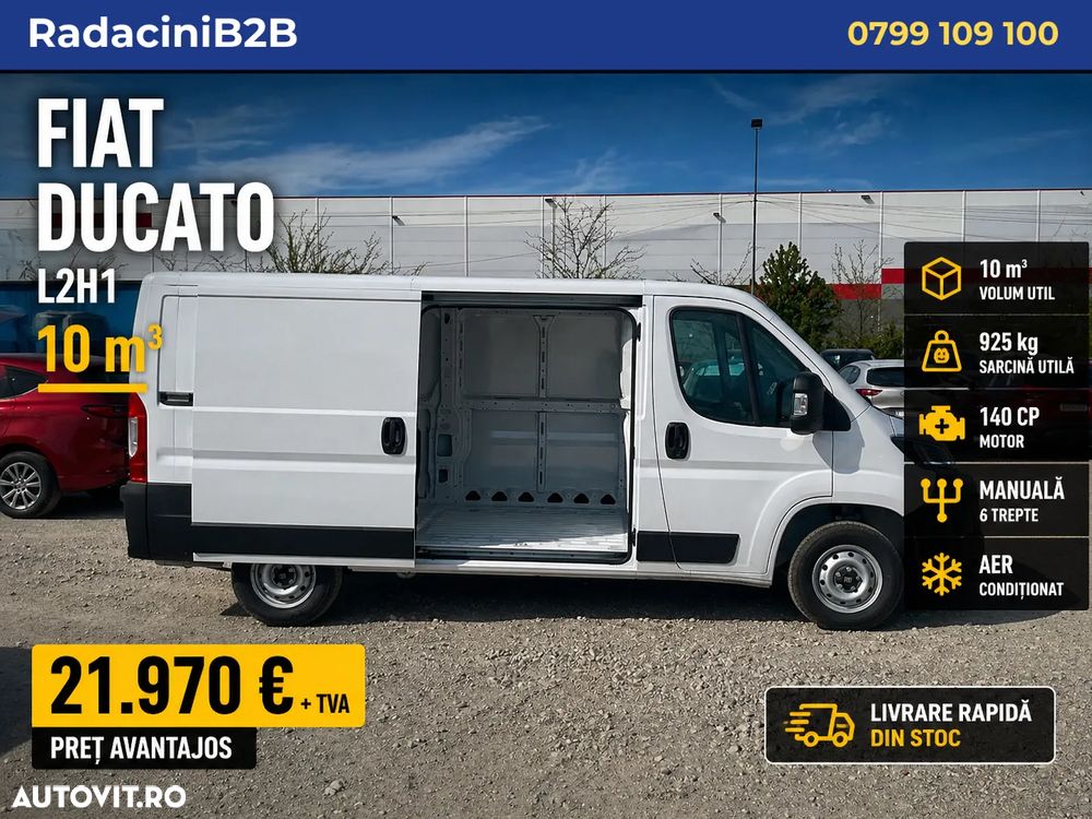Fiat Ducato L2H1 VAN 10 mc 2,2 Mjet 120 CP - 3