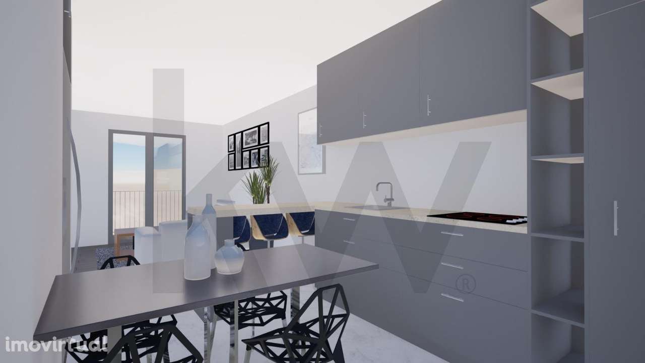 Apartamento T2 com Lugar de Estacionamento totalmente remodelado e a e - Grande imagem: 5/18