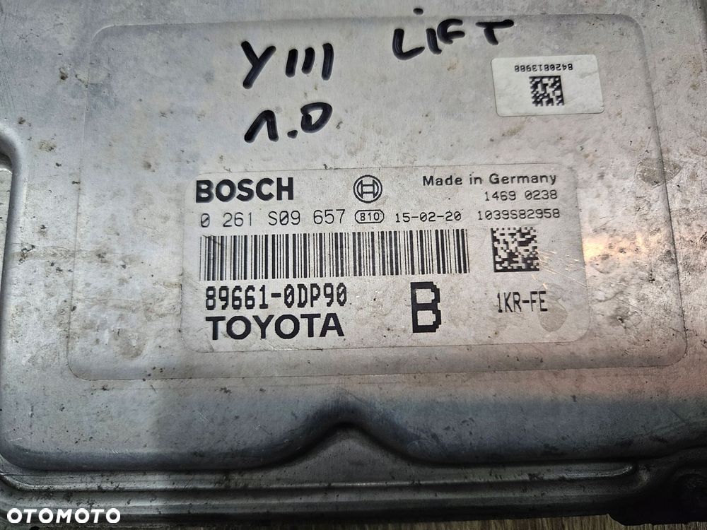 toyota yaris iii 14-17 1.0 komputr kluczyk stacyjka - 2