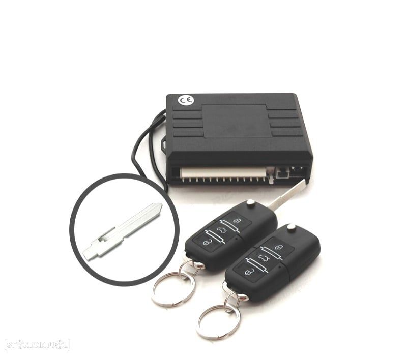 KIT FECHO CENTRAL REMOTO CHAVE RETRACTIL - 1