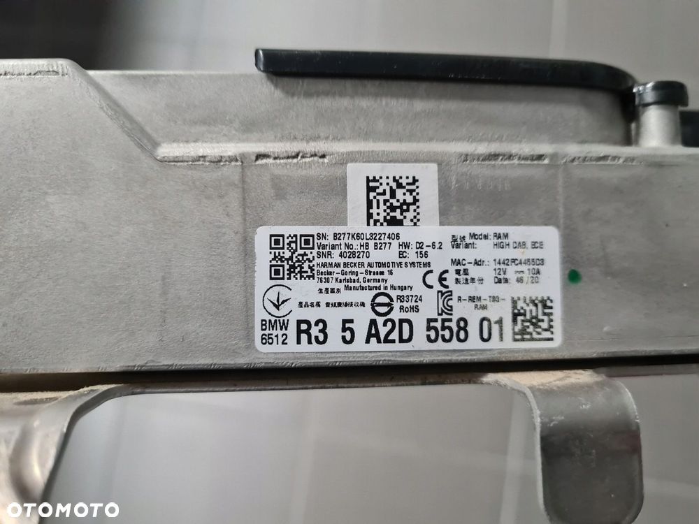 BMW F40 MODUŁ STEROWNIK TV DAB 5A2D558 - 5