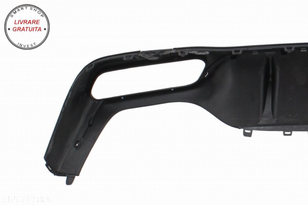 Difuzor Bara Spate cu Ornamente Tobe Negre Mercedes E-Class W213 AMG Line (2016-20- livrare gratuita - 7