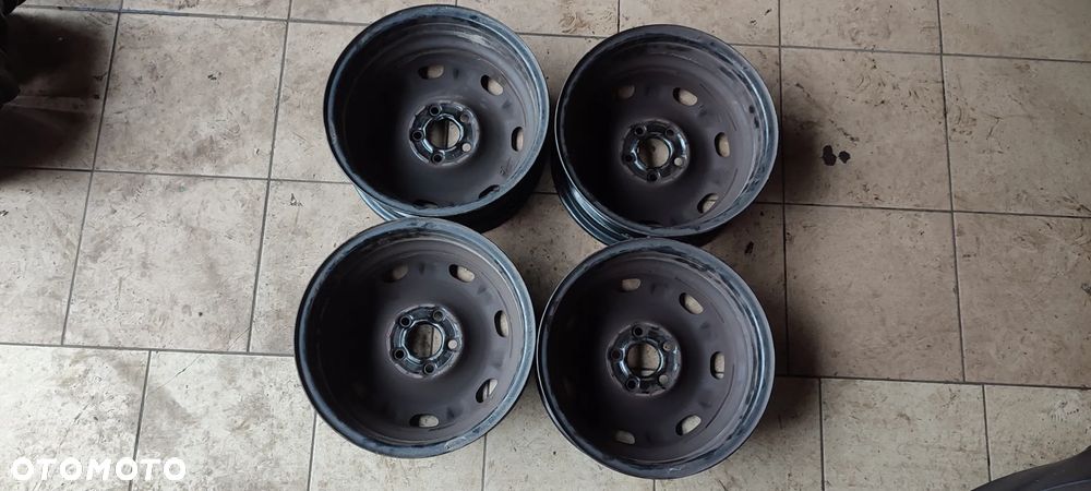 FELGI STALOWE 5x100 6Jx14 CALI ET37 FABIA POLO IBIZA 4 SZTUKI KOMPLET - 7