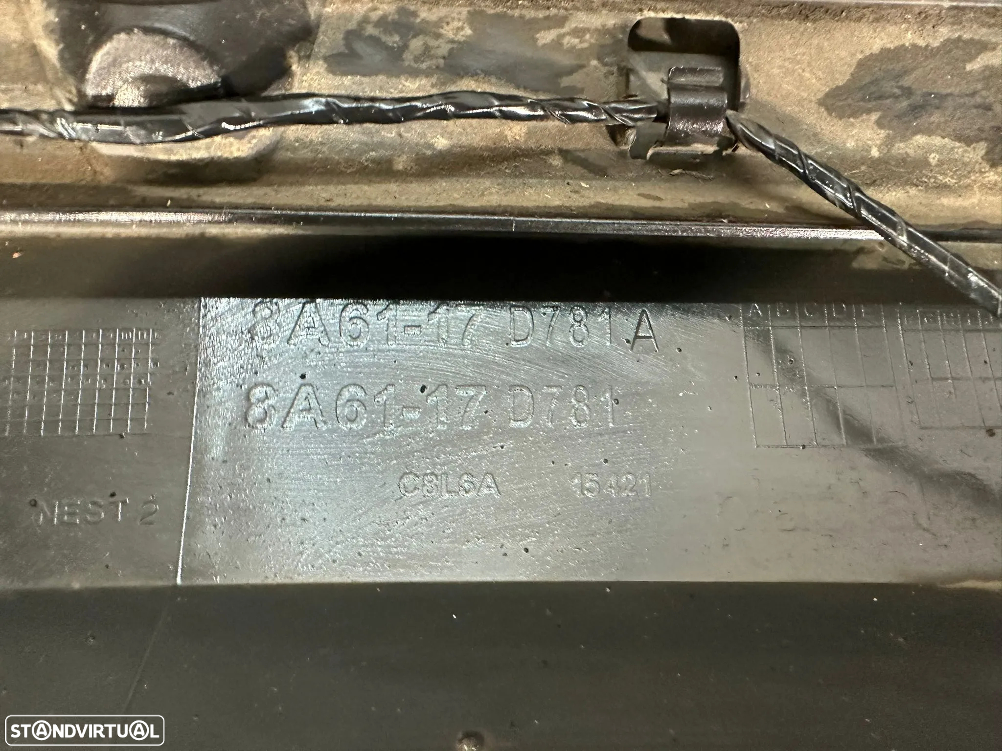 .Parachoques Traseiro Original Ford Fiesta 6 MK6 5 Portas 8A61-17D781 - 6