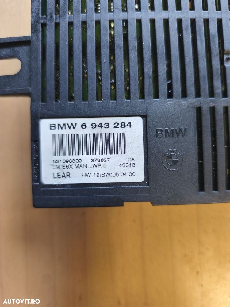 Modul calculator lumini BMW seria 5 E60 E61 6943284 lear - 2