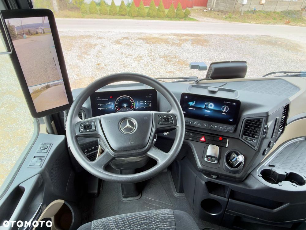 Mercedes-Benz ACTROS 1843 / BURTO-FIRANKA/ KABINA TYPU SALONKA / WINDA  / WIRTUALNY KOKPIT / KAMERY / NOWE OPONY / 18PALET / 8TON ŁADOWNOŚCI / AUTOMAT / DUŻY SILNIK  / SYPIALKA / SERWISOWANY / 2021 / JAK NOWY  / E6 - 25