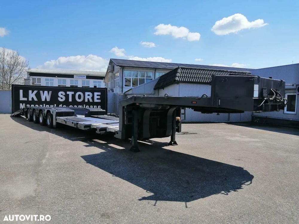 Langendorf Trailer-Tiefbett, 4 Axe, 59 to, extensie, TOP !!! - 6