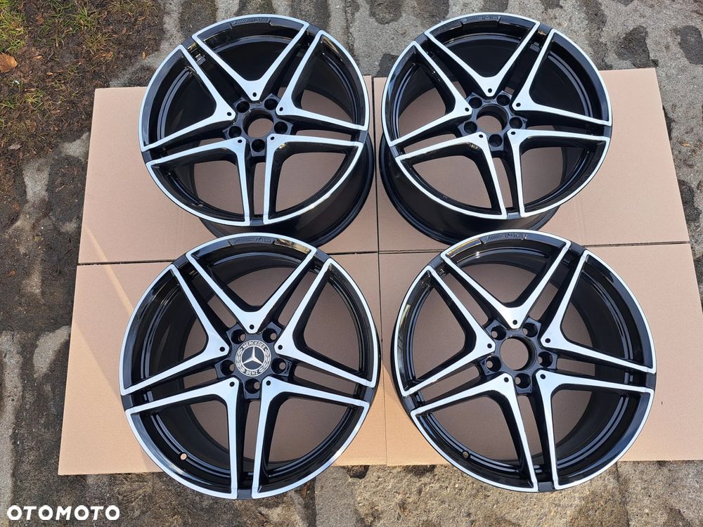 Oryg. Mercedes C-Klasa 205 A205 W205 AMG 19 8.5j 9.5j BiColour - 6