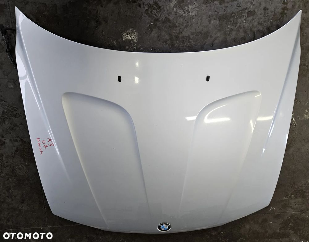 BMW X3 E83 maska   Lakier 354/7 , Titansilber - 1