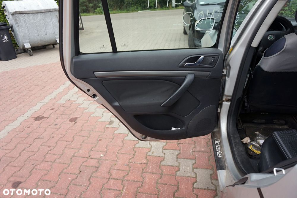 DRZWI TYLNE LEWE OCTAVIA II 1Z3 KOMBI 9102  SREBRNY SKODA 2004-2008 - 10