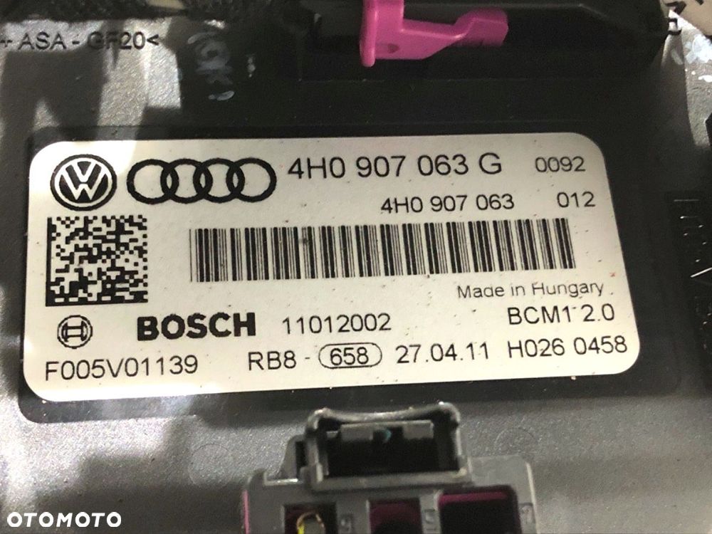 MODUŁ KOMFORTU  AUDI A8 D4 (4H2, 4H8, 4HC, 4HL) 2009 - 2018 4.2 TDI quattro 258 kW [351 KM] olej - 4