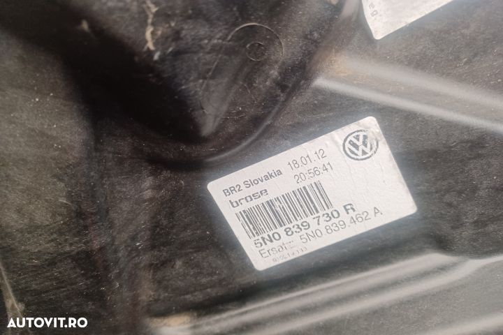 Macara geam spate dreapta electrica 5N0839730R 5N0959704F 5N0839730R - 2
