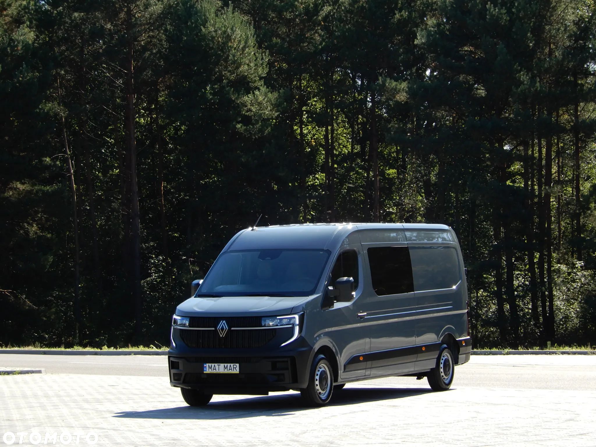 Renault Master 2.0 dCi 130 KM MIXTO Doka Brygadowy Dubel 7-Mio Osobowy+1080 Kg Ładowność HAK 2500 Kg Blaszak Furgon L3H2 Android Auto Carplay GWARANCJA FABRYCZNA STAN AUTA NOWY NIE UŻYWANY - 1