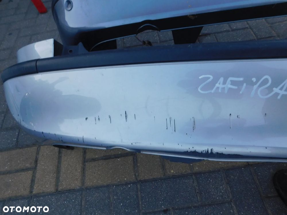 zderzak tył tylny OPEL ZAFIRA A Z163 PDC BŁĘKITNY - 4