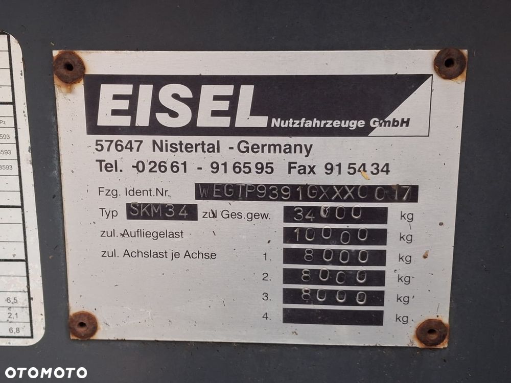 Inny EISEL wywrotka aluminiowa ok.42m3 - 8